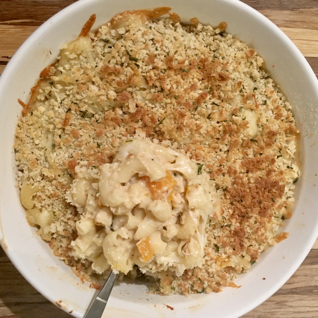 Macaroni and Cheese with Crab Meat