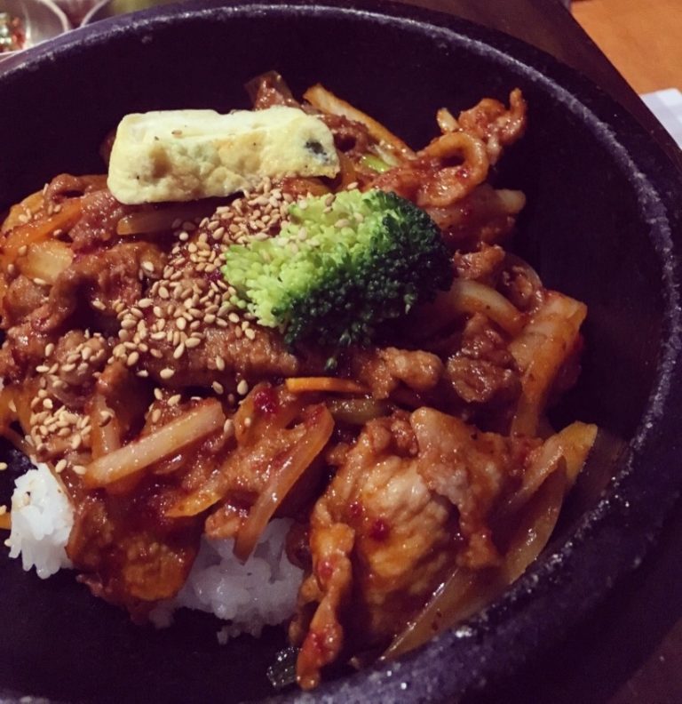 Hot Stone Spicy Pork Dupbap