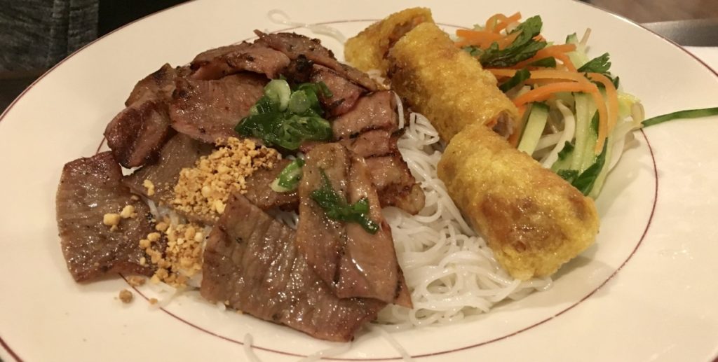 Grilled Pork and Spring Roll Vermicelli