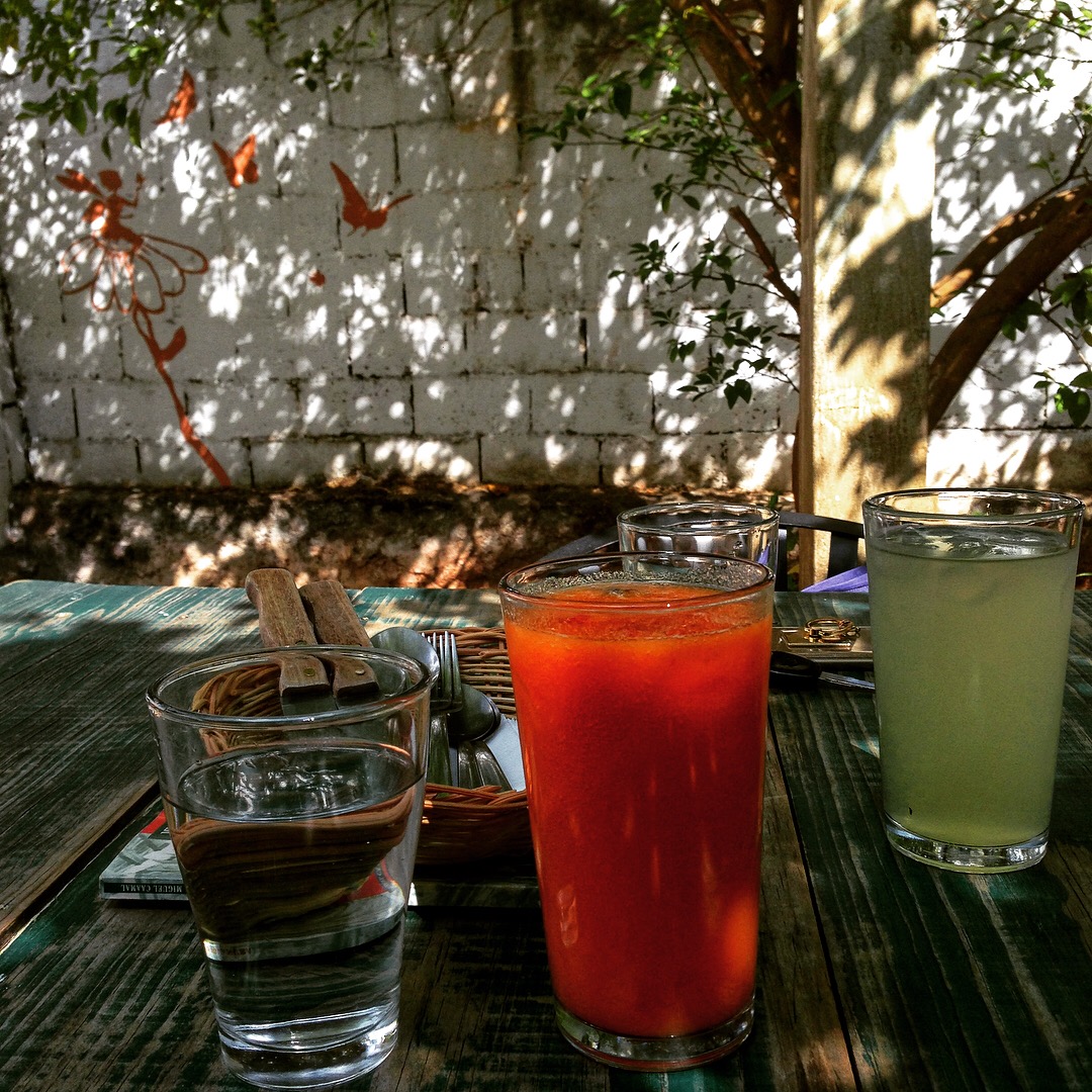 El Apapacho - Fresh Papaya Juice and Limonada